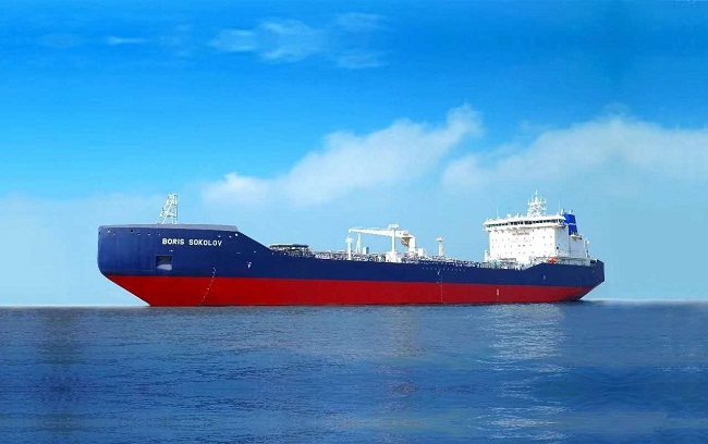 全球首艘极地凝析油船顺利交付